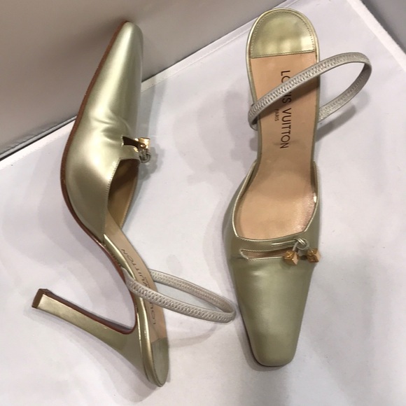 louis vuitton slingback pumps
